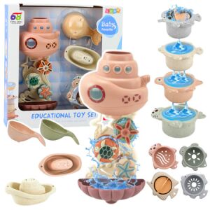 Fürdőjátékok Tengeralattjáró hajó tapadókorongok 9db – 22865 146214661 - Babajáték