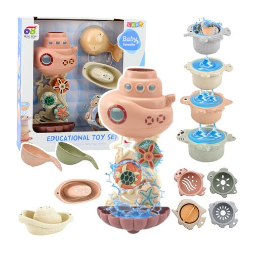 Fürdőjátékok Tengeralattjáró hajó tapadókorongok 9db – 22865 146214661