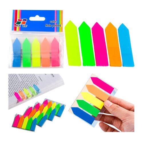 Öntapadós színes nyilak indexkártyák 45×12 mm – 21798 146214802