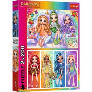 2×200 – Szivárványbabák / MGA Rainbow high Trefl 13335 26496 146215009 - Puzzle & Kirakó