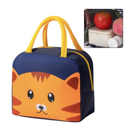 Hőszigetelő reggeliző táska ebéd táska macska tengerészkék 23cm – 21587 146215420