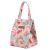 Hőszigetelő reggeliző táska rózsaszín virágok 25cm – 21579 146215455