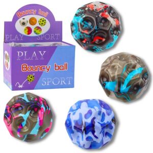 9 cm-es mélyedésekkel ellátott labda pattogásra, gyúrásra, habfoltokra- 22326 146216575 - Pattogó labda