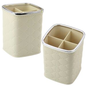 Ecsetrendező, négy rekeszes, fehér, 12 x 9,5 cm– 21949 146216603 - Kozmetikai rendszerező