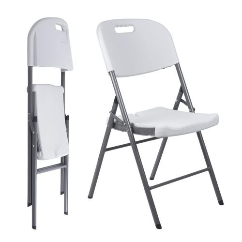 Összecsukható Catering Bankett Szék Fehér 84x50x46 cm – 26582 146216632