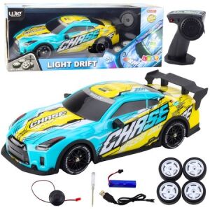 RC távirányítású sportautó megvilágított drift karosszériával türkiz- 23069 146216888 - Játék