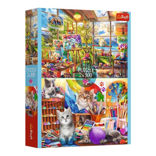 Kirakó – 2×500 – Festészeti puzzle 37530 25953pu 146217576