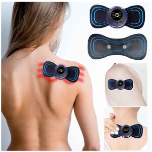 Mini masszírozó - intelligens öntapadós masszírozó készülék stressz és fájdalmak ellen 8 féle üzemmóddal (BBJH) (BBM) (BBV) 146218219 - Izomstimuláló