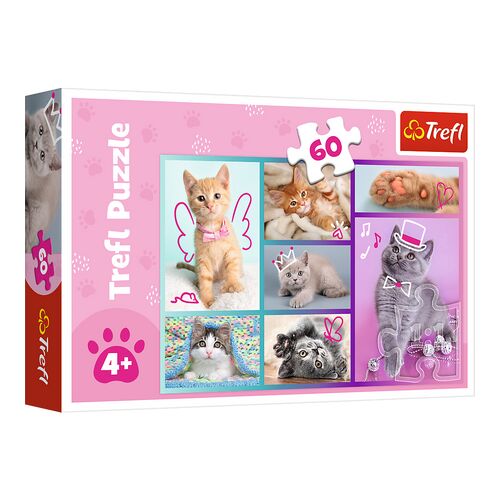 Puzzle – 60″ – Édes cicák / Trefl 17373 25868 146218591