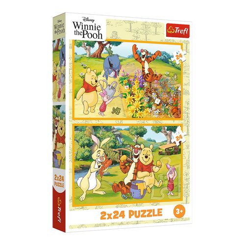 Rejtvény – 2×24 – Nap a kertben – Disney Micimackó Trefl 34436 26386 146218598