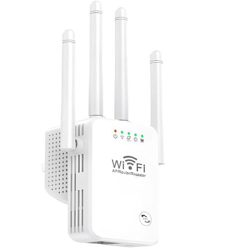Vezeték nélküli jelerősítő – 4 antennás WIFI hatótávolság-bővítő 300 Mbps sebességgel, fejlett biztonsági funkciókkal (BBV)