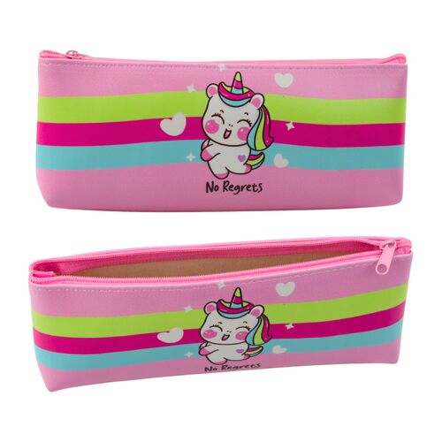 Iskolai tolltartó lányoknak Unikornis pasztell rózsaszín – 21989 146219185