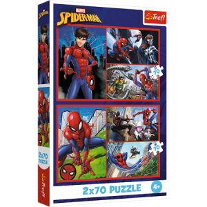 Puzzle – 2×70 – Póktörténetek – Disney Marvel Spiderman Trefl 34443 26363 146219224 - Puzzle & Kirakó