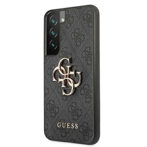 Guess 4G Big Metal Logo Samsung Galaxy S22 tok szürke (GUHCS22S4GMGGR) (GUHCS22S4GMGGR) 146219800 - Sport telefontok
