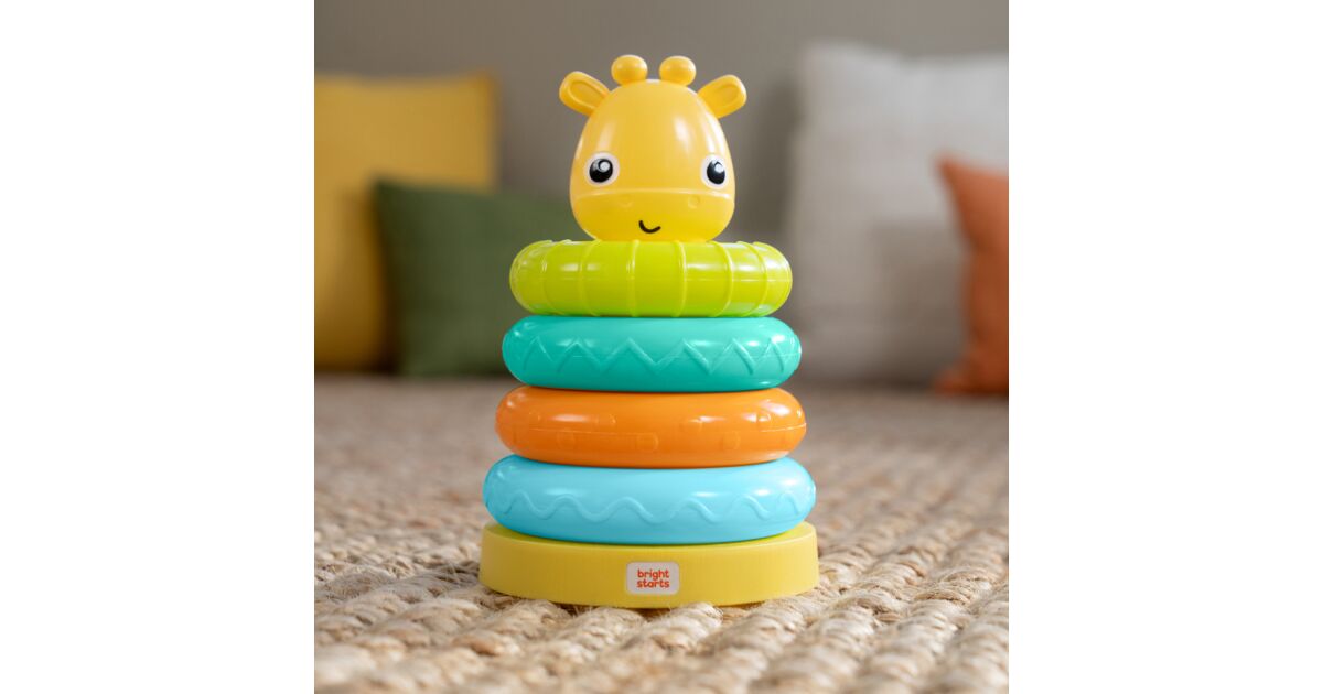 Bright Starts Giraffe Tower Stacking Toy