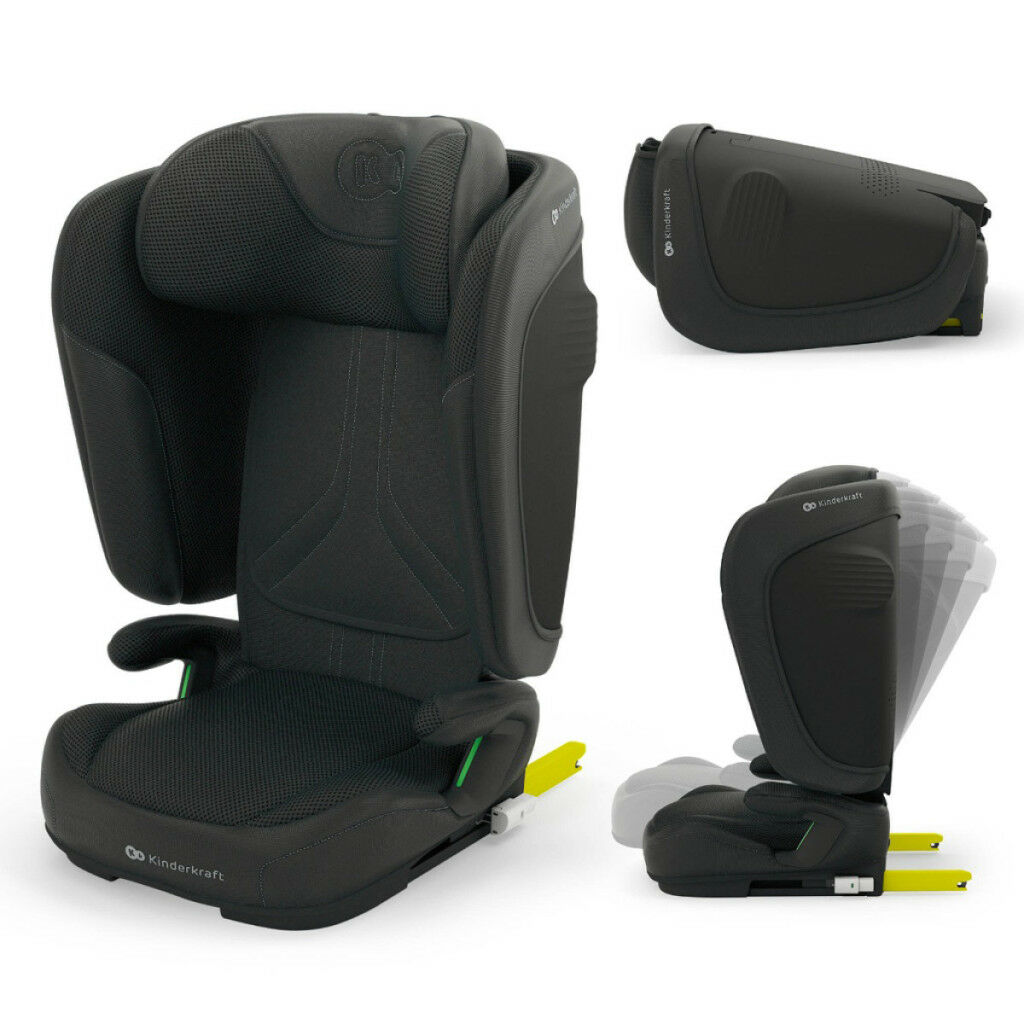 E-shop Detská autosedačka KINDERKRAFT Unity 2 i-Size - 100-150 cm - čierna