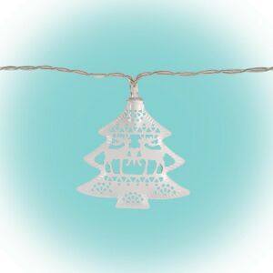 LED-es fenyő fényfüzér, fém