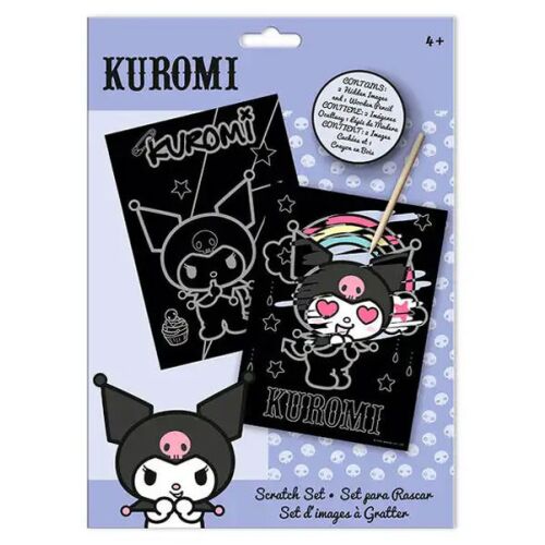 Hello Kitty Kuromi scratch képkarcoló készlet