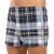 Klasszikus férfi bő szárú boxeralsók Foltýn többszínű kockás nagyméretű (KN85) 4XL 146224192