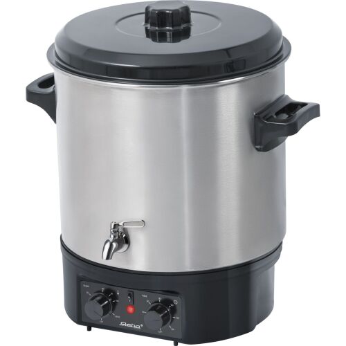 Steba ER 2 PRO Rozsdamentes acél főző- és forralt bor automata 27L - Ezüst/Fekete 146224605