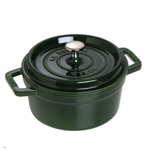 Staub La Cocotte Öntöttvas kerek Főzőedény Ø 24cm 4,1L - Zöld 146224836 - Staub
