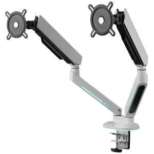 One for All DM8220 21"-45" Monitor asztali tartó kar - Fehér (2 kijelző) 146225145 - One For All