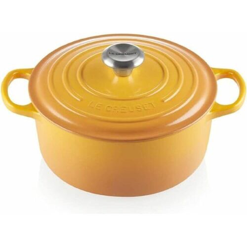 Le Creuset Signature Öntöttvas lábas fedővel Ø 24cm 4,2L - Nektársárga