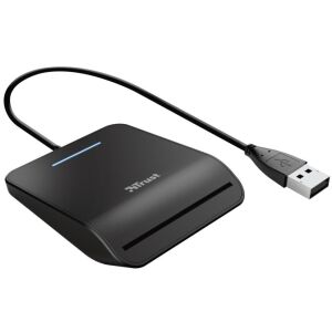 Trust Primo čitač pametnih kartica za unutarnju upotrebu, USB CardBus+USB 2.0, crni 146226293 - Čitač kartica