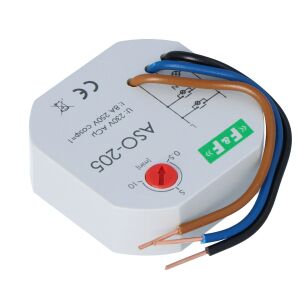 Lépcsőházi világítás automata ASO-205 Un=230V, I=10A, 1NO érintkezők, beépítés süllyesztett dobozba Ø 60