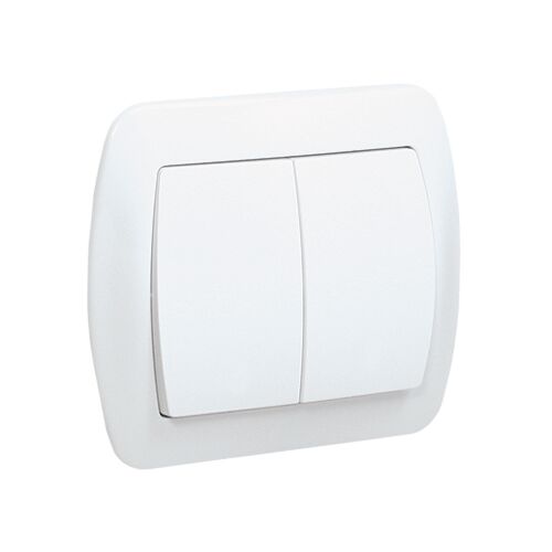 KETTŐS CSATLAKOZÓ HORDS P/T FEHÉR - E131AA-KN035
