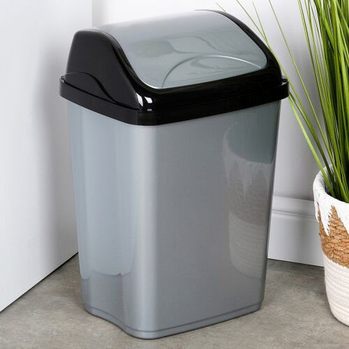 Szürke műanyag szemetes 16 l 146227332