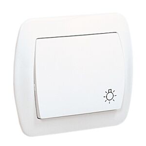AKKORD GOMB P/T /VILÁGÍTÁS/ FEHÉR - E131AA-KN041