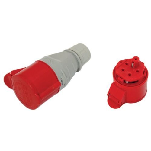 Hordozható, szigetelt aljzat 32A 400V piros, 3P+Z IP44 - EX-TGN-136 146227468