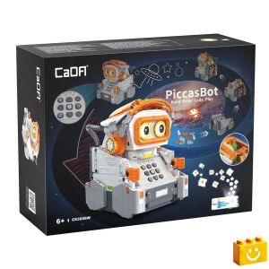 CaDA C83006W - Távirányítós Rajzoló, Kódoló Robot - 100% technic-kompatibilis építőjáték 146228345 - CaDA