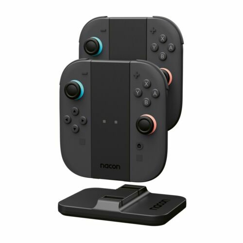 Nacon Dock Station, Nintendo Switch 2, Joy-Con töltő, Fekete, Kontroller töltőállomás