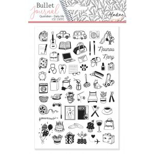 Aladine Gumibélyegző - Daily Tasks / Napi feladatok - Bullet Journal Foam Stamps (1 csomag) 146229663 - Nyomda