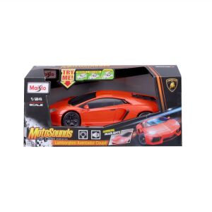 Hang- és fénytechnikával ellátott autó, Lamborghini Aventador Coupé, MotoSounds kínálat, 1:24 méretarány