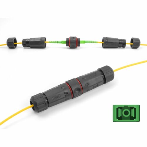 Delock SC Simplex - SC Simplex APC Vízálló Optikai Kábel Csatlakozó - Elektromos és hálózati csatlakozó