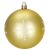 Matt arany karácsonyi gömb hópehely mintával