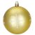 Matt arany karácsonyi gömbdísz hópehely mintával
