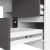 Jobb sarok íróasztal 3 fiókkal és polccal, 155x85x77 cm, fehér és szürke 146232924
