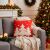 Set 4 fete de perna decorative, 40x40 cm, motive de Craciun, rosu alb 146233164