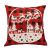 Set of 4 decorative cushion covers, 40x40 cm, Christmas motifs, red and white 146233176