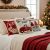 Set of 4 decorative cushion covers, 40x40 cm, Christmas motifs, red and white 146233176