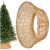 Braided Christmas tree holder protector, 58x24 cm, light brown 146233179