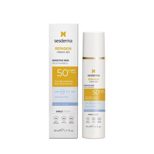 Sesderma Repaskin Urban 365 SPF50 napvédő krém érzékeny bőrre, 50ml - Fényvédő krém és naptej