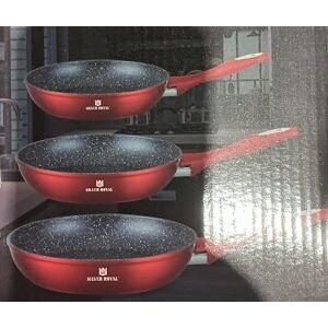 Silver Royal 3 részes serpenyő szett, tapadásmentes bevonattal
