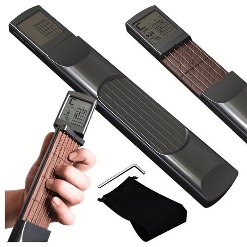 Gitara cyfrowa z ekranem Chord Renner, przenośna mini gitara