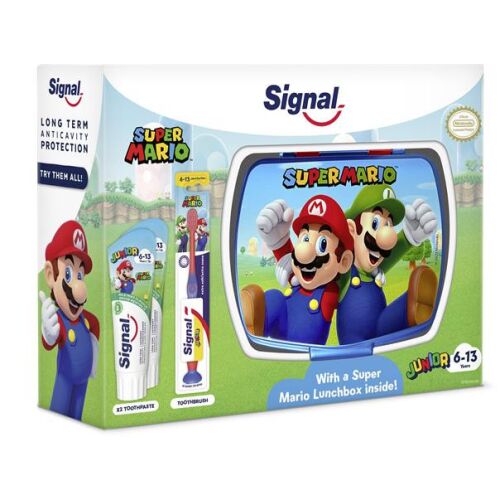 Ajándékcsomag, uzsonnás dobozzal, SIGNAL, "Super Mario" 146235879
