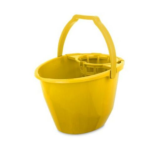 Felmosóvödör, csavarókosárral, 11 l, BONUS, sárga